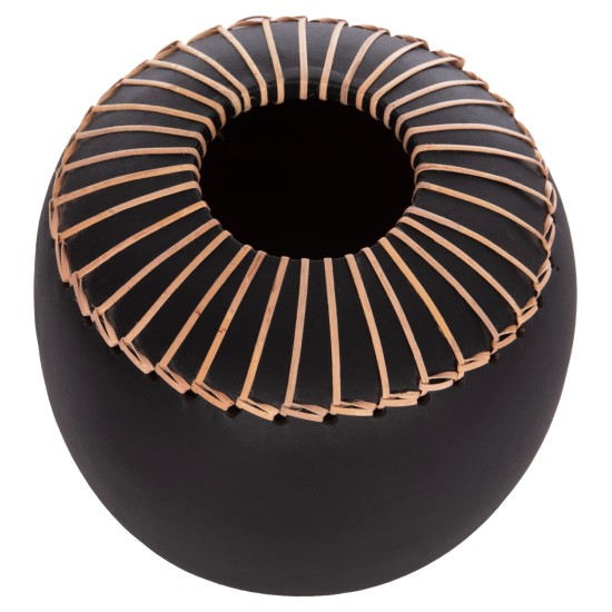 ΕΠΙΤΡΑΠΕΖΙΟ ΔΙΑΚΟΣΜΗΤΙΚΟ ΒΑΖΟ LENNOX HM4675.01L TΕΡΑΚΟΤΑ ΣΕ ΜΑΥΡΟ--Φ22x20Υεκ. ΕΠΙΤΡΑΠΕΖΙΟ ΔΙΑΚΟΣΜΗΤΙΚΟ ΒΑΖΟ LENNOX HM4675.01L TΕΡΑΚΟΤΑ ΣΕ ΜΑΥΡΟ--Φ22x20Υεκ.