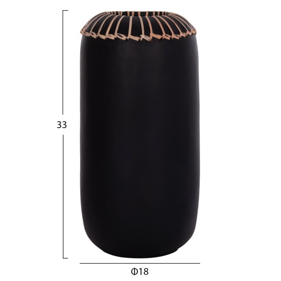 ΕΠΙΤΡΑΠΕΖΙΟ ΔΙΑΚΟΣΜΗΤΙΚΟ ΒΑΖΟ LENNOX HM4675.01S TΕΡΑΚΟΤΑ ΣΕ ΜΑΥΡΟ--Φ18x33Υεκ. ΕΠΙΤΡΑΠΕΖΙΟ ΔΙΑΚΟΣΜΗΤΙΚΟ ΒΑΖΟ LENNOX HM4675.01S TΕΡΑΚΟΤΑ ΣΕ ΜΑΥΡΟ--Φ18x33Υεκ.