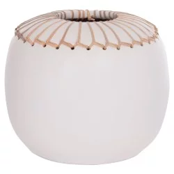 ΕΠΙΤΡΑΠΕΖΙΟ ΔΙΑΚΟΣΜΗΤΙΚΟ ΒΑΖΟ LENNOX HM4675.02L TΕΡΑΚΟΤΑ ΣΕ ΛΕΥΚΟ--Φ22x20Υεκ.