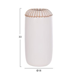 ΕΠΙΤΡΑΠΕΖΙΟ ΔΙΑΚΟΣΜΗΤΙΚΟ ΒΑΖΟ LENNOX HM4675.02S TΕΡΑΚΟΤΑ ΣΕ ΛΕΥΚΟ--Φ18x33Υεκ. ΕΠΙΤΡΑΠΕΖΙΟ ΔΙΑΚΟΣΜΗΤΙΚΟ ΒΑΖΟ LENNOX HM4675.02S TΕΡΑΚΟΤΑ ΣΕ ΛΕΥΚΟ--Φ18x33Υεκ.