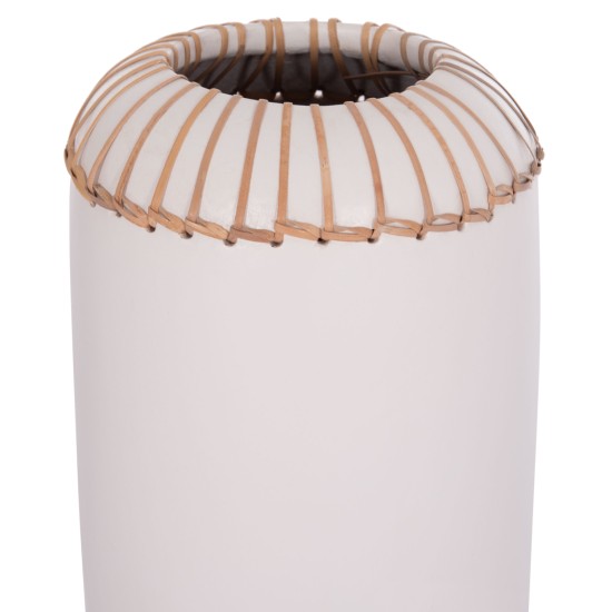 ΕΠΙΤΡΑΠΕΖΙΟ ΔΙΑΚΟΣΜΗΤΙΚΟ ΒΑΖΟ LENNOX HM4675.02S TΕΡΑΚΟΤΑ ΣΕ ΛΕΥΚΟ--Φ18x33Υεκ. ΕΠΙΤΡΑΠΕΖΙΟ ΔΙΑΚΟΣΜΗΤΙΚΟ ΒΑΖΟ LENNOX HM4675.02S TΕΡΑΚΟΤΑ ΣΕ ΛΕΥΚΟ--Φ18x33Υεκ.