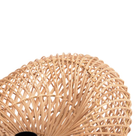 ΕΠΙΤΡΑΠΕΖΙΟ ΔΙΑΚΟΣΜΗΤΙΚΟ ΦΩΤΙΣΤΙΚΟ ASHIN HM4438 DRIFTWOOD--RATTAN 30x30x49Υεκ.