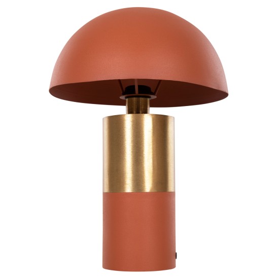 ΕΠΙΤΡΑΠΕΖΙΟ ΦΩΤΙΣΤΙΚΟ PUNE HM4252.08 ΜΕΤΑΛΛΟ ΣΕ ΠΟΡΤΟΚΑΛΙ-ΧΡΥΣΟ Φ31x44Υ εκ.