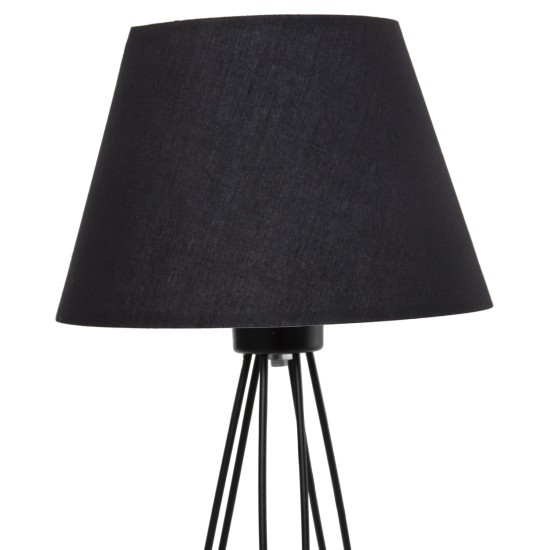 ΕΠΙΤΡΑΠΕΖΙΟ ΦΩΤΙΣΤΙΚΟ LIVO HM4708.01 ΜΑΥΡΟ ΜΕ ΤΡΙΠΟΔΗ ΜΕΤΑΛΛΙΚΗ ΒΑΣΗ Φ22x36Υεκ.