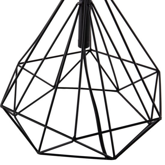 ΕΠΙΤΡΑΠΕΖΙΟ ΦΩΤΙΣΤΙΚΟ GEILO HM7416.11 ΜΑΥΡΟ ΜΕΤΑΛΛΙΚΟ--ΜΑΥΡΟ PVC ΚΑΠΕΛΟ Φ25x48,5Υεκ.