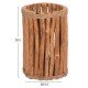 ΕΠΙΤΡΑΠΕΖΙΟ ΦΩΤΙΣΤΙΚΟ ΚΥΛΙΝΔΡΙΚΟ GWYN HM4435 ΚΛΑΔΙΑ DRIFTWOOD ΣΕ ΦΥΣΙΚΟ Φ18,5x28,5Υεκ