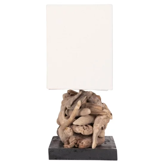 ΕΠΙΤΡΑΠΕΖΙΟ ΟΡΘΟΓΩΝΙΟ ΦΩΤΙΣΤΙΚΟ TWIGGY HM4432 DRIFTWOOD & ΛΕΥΚΟ ΚΑΠΕΛΟ 50x16,5x38Υεκ.