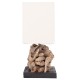 ΕΠΙΤΡΑΠΕΖΙΟ ΟΡΘΟΓΩΝΙΟ ΦΩΤΙΣΤΙΚΟ TWIGGY HM4432 DRIFTWOOD & ΛΕΥΚΟ ΚΑΠΕΛΟ 50x16,5x38Υεκ.