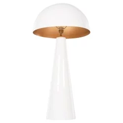 ΦΩΤΙΣΤΙΚΟ ΔΑΠΕΔΟΥ SMUSH HM4256.03 ΜΕΤΑΛΛΟ ΛΕΥΚΟ-ΡΥΘΜΙΖΟΜΕΝΟ ΚΑΠΕΛΟ Φ50x100Υ