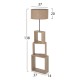 ΦΩΤΙΣΤΙΚΟ ΔΑΠΕΔΟΥ MDF ΣΟΝΑΜΑ-ΜΠΕΖ ΚΑΠΕΛΟ HM7608.03 Φ38x140Υεκ.