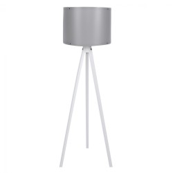 ΦΩΤΙΣΤΙΚΟ ΔΑΠΕΔΟΥ ΞΥΛΙΝΟ CAGNEY ΛΕΥΚΟ ΜΕ ΓΚΡΙ ΚΑΠΕΛΟ HM7272.06 Φ38x145 εκ.