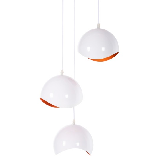 ΦΩΤΙΣΤΙΚΟ ΟΡΟΦΗΣ 3-ΦΩΤΟ HM4166.02 ΜΕΤΑΛΛΙΚΕΣ ΣΦΑΙΡΕΣ ΛΕΥΚΟ-ΠΟΡΤΟΚΑΛΙ Φ20x112Υ