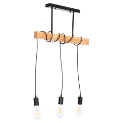 ΦΩΤΙΣΤΙΚΟ ΟΡΟΦΗΣ 3-ΦΩΤΟ VOLKS HM4658 ΜΕΤΑΛΛΟ-ΞΥΛΟ 49,5x5x134,5Υεκ.