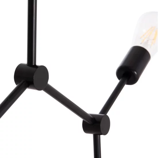 ΦΩΤΙΣΤΙΚΟ ΟΡΟΦΗΣ 3-ΦΩΤΟ LIGHTY HM7404.11 ΜΕΤΑΛΛΟ ΣΕ ΜΑΥΡΟ 52x5x48Υεκ.