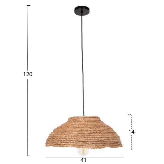 ΦΩΤΙΣΤΙΚΟ ΟΡΟΦΗΣ ΑΠΟ ΙΝΕΣ ΚΑΝΝΑΒΗΣ ΜΑΝΙΛΑΣ ΣΕ ΦΥΣΙΚΟ Φ41x14-120Yεκ. HM7784