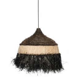 ΦΩΤΙΣΤΙΚΟ ΟΡΟΦΗΣ ΑΠΟ ΙΝΕΣ ΣΙΖΑΛ ΚΑΙ ΑΜΠΑΚΑ ΣΕ ΦΥΣΙΚΟ-ΜΑΥΡΟ 50x50x20Yεκ.HM7789