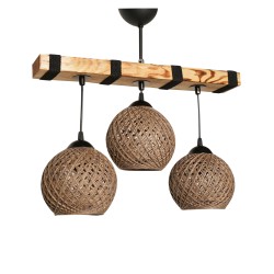 ΦΩΤΙΣΤΙΚΟ ΟΡΟΦΗΣ ΕΣΩΤΕΡΙΚΟΥ ΧΩΡΟΥ 3ΦΩΤΟ BAMBOO ΧΡΥΣΟ HM7512.01 35x85 εκ.