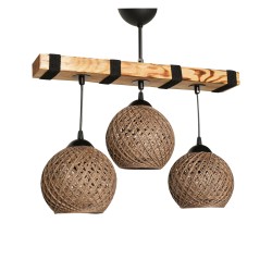 ΦΩΤΙΣΤΙΚΟ ΟΡΟΦΗΣ ΕΣΩΤΕΡΙΚΟΥ ΧΩΡΟΥ 3ΦΩΤΟ BAMBOO ΧΡΥΣΟ HM7512.01 35x85 εκ.