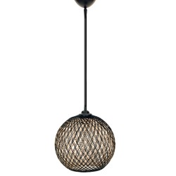 ΦΩΤΙΣΤΙΚΟ ΟΡΟΦΗΣ ΕΣΩΤΕΡΙΚΟΥ ΧΩΡΟΥ ΚΡΕΜΑΣΤΟ HM7352.04 ΑΠΟ ΣΧΟΙΝΙ ΜΠΕΖ Φ22x55Υ εκ.