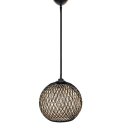 ΦΩΤΙΣΤΙΚΟ ΟΡΟΦΗΣ ΕΣΩΤΕΡΙΚΟΥ ΧΩΡΟΥ ΚΡΕΜΑΣΤΟ HM7352.04 ΑΠΟ ΣΧΟΙΝΙ ΜΠΕΖ Φ22x55Υ εκ.