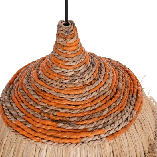 ΦΩΤΙΣΤΙΚΟ ΟΡΟΦΗΣ SIFO HM4714 ΚΑΠΕΛΟ ΙΝΕΣ SISAL & ΜΠΑΝΑΝΑΣ-ΦΥΣΙΚΟ & MIX Φ35x45Υεκ.