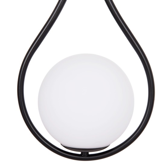 ΦΩΤΙΣΤΙΚΟ ΟΡΟΦΗΣ DROPLET HM7503.11 ΜΕΤΑΛΛΟ ΣΕ ΜΑΥΡΟ-ΛΕΥΚΟΣ ΓΛΟΜΠΟΣ 23,5x12x147Υεκ.