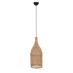 ΦΩΤΙΣΤΙΚΟ ΟΡΟΦΗΣ CARBOY HM7884 ΚΡΕΜΑΣΤΟ ΑΠΟ RATTAN ΣΕ ΦΥΣΙΚΟ ΧΡΩΜΑ Φ28x163,5Yεκ.