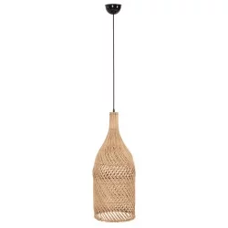 ΦΩΤΙΣΤΙΚΟ ΟΡΟΦΗΣ HM7885 ΚΡΕΜΑΣΤΟ ΑΠΟ RATTAN ΣΕ ΦΥΣΙΚΟ ΧΡΩΜΑ Φ23x148Yεκ.