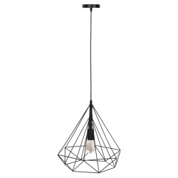 ΦΩΤΙΣΤΙΚΟ ΟΡΟΦΗΣ ΚΡΕΜΑΣΤΟ HM4040 ΜΕΤΑΛΛΙΚΟ ΚΑΠΕΛΟ ΜΑΥΡΟ 25x22x123Yεκ.