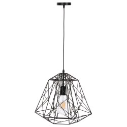 ΦΩΤΙΣΤΙΚΟ ΟΡΟΦΗΣ ΚΡΕΜΑΣΤΟ HM4066 ΜΑΥΡΟ ΜΕΤΑΛΛΙΚΟ ΚΑΠΕΛΟ 39x34x130Υεκ.