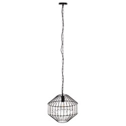 ΦΩΤΙΣΤΙΚΟ ΟΡΟΦΗΣ ΚΡΕΜΑΣΤΟ HM4092 ΜΕΤΑΛΛΙΚΟ ΜΑΥΡΟ ΚΑΠΕΛΟ Φ33,5x29-127,5Υεκ.