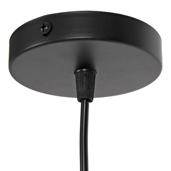 ΦΩΤΙΣΤΙΚΟ ΟΡΟΦΗΣ ΚΡΕΜΑΣΤΟ HM4095 ΜΑΥΡΟ ΜΕΤΑΛΛΙΚΟ 33x33x134Y εκ.