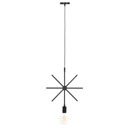 ΦΩΤΙΣΤΙΚΟ ΟΡΟΦΗΣ ΚΡΕΜΑΣΤΟ HM4098 ΜΑΥΡΟ ΜΕΤΑΛΛΟ ΑΣΤΕΡΙ 34x40x106Υεκ.