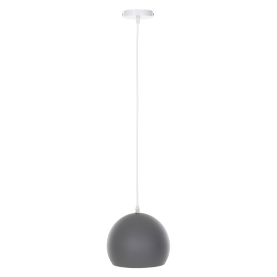 ΦΩΤΙΣΤΙΚΟ ΟΡΟΦΗΣ ΚΡΕΜΑΣΤΟ HM4109 ΓΚΡΙ ΣΦΑΙΡΙΚΟ ΚΑΠΕΛΟ-ΛΕΥΚΟ ΚΑΛΩΔΙΟ Φ20x112Υεκ.