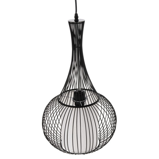 ΦΩΤΙΣΤΙΚΟ ΟΡΟΦΗΣ ΚΡΕΜΑΣΤΟ HM4132 ΜΑΥΡΟ ΜΕΤΑΛΛΙΚΟ Φ30x50Υεκ.