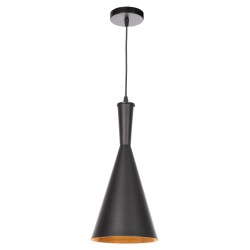 ΦΩΤΙΣΤΙΚΟ ΟΡΟΦΗΣ ΚΡΕΜΑΣΤΟ HM4134 ΜΑΥΡΟ ΚΑΠΕΛΟ ΑΛΟΥΜΙΝΙΟΥ Φ18x130Yεκ.