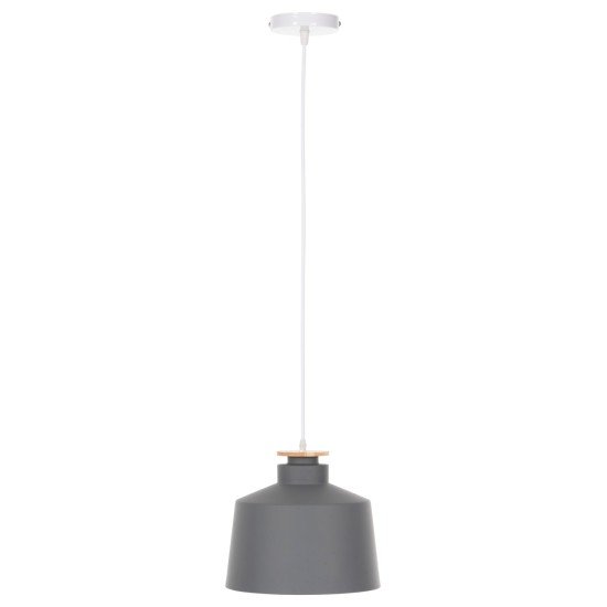 ΦΩΤΙΣΤΙΚΟ ΟΡΟΦΗΣ ΚΡΕΜΑΣΤΟ HM4158.03 ΓΚΡΙ ΚΑΠΕΛΟ ΑΛΟΥΜΙΝΙΟΥ Φ30x123,5Υεκ