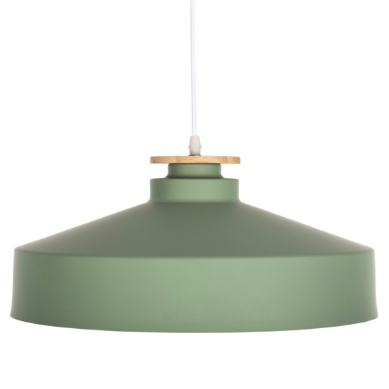 ΦΩΤΙΣΤΙΚΟ ΟΡΟΦΗΣ ΚΡΕΜΑΣΤΟ HM4159.05 ΠΡΑΣΙΝΟ ΜΕΤΑΛΛΙΚΟ ΚΑΠΕΛΟ Φ40x116Υεκ