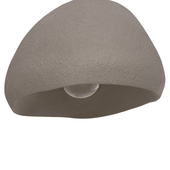 ΦΩΤΙΣΤΙΚΟ ΟΡΟΦΗΣ ΚΡΕΜΑΣΤΟ JAYLEN HM4703.03S FIBER CEMENT ΓΚΡΙ 44x39x30Υεκ.