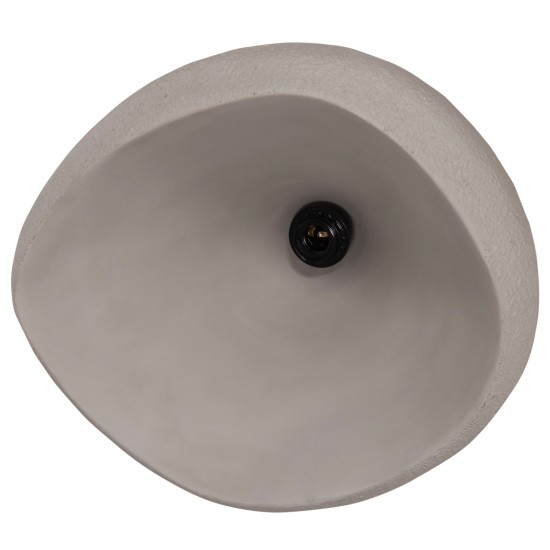 ΦΩΤΙΣΤΙΚΟ ΟΡΟΦΗΣ ΚΡΕΜΑΣΤΟ JAYLEN HM4703.03S FIBER CEMENT ΓΚΡΙ 44x39x30Υεκ.