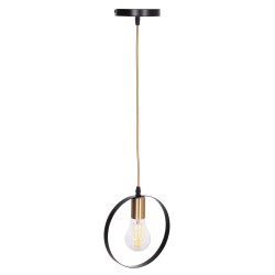 ΦΩΤΙΣΤΙΚΟ ΟΡΟΦΗΣ ΚΡΕΜΑΣΤΟ KRENT HM7425.11 ΜΑΥΡΟ-ΧΡΥΣΟ 20x4x125Υεκ.