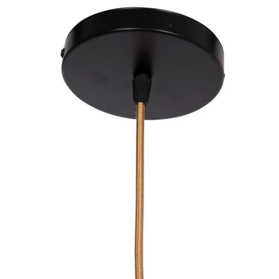 ΦΩΤΙΣΤΙΚΟ ΟΡΟΦΗΣ ΚΡΕΜΑΣΤΟ KRENT HM7425.11 ΜΑΥΡΟ-ΧΡΥΣΟ 20x4x125Υεκ.