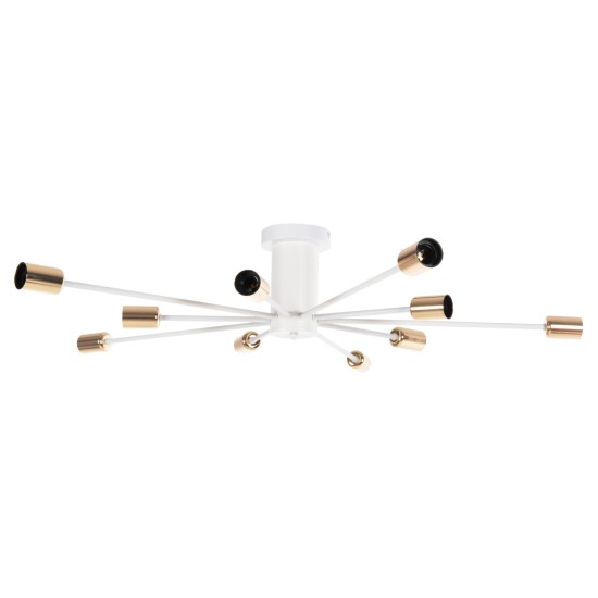 ΦΩΤΙΣΤΙΚΟ ΟΡΟΦΗΣ ΚΡΕΜΑΣΤΟ ΠΟΛΥΦΩΤΟ HM4173 ΜΕΤΑΛΛΟ ΜΑΥΡΟ Φ85x115Υεκ.