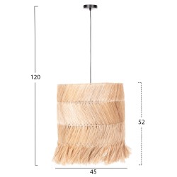 ΦΩΤΙΣΤΙΚΟ ΟΡΟΦΗΣ ME ΚΥΛΙΝΔΡΙΚΟ ΚΑΠΕΛΟ ΑΠΟ ΙΝΕΣ ΑΜΠΑΚΑ ΣΕ ΦΥΣΙΚΟ 30X30X40Υεκ.HM7781