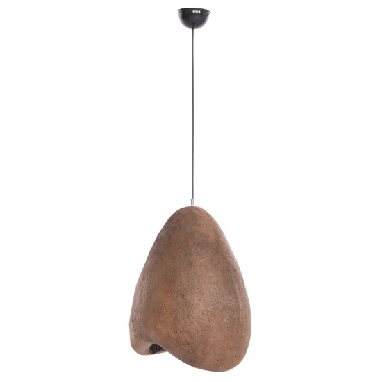 ΦΩΤΙΣΤΙΚΟ ΟΡΟΦΗΣ ΜΕ ΟΨΗ ΠΕΤΡΑΣ STONER (S) HM4417 ΣΚΟΥΡΟ ΜΠΕΖ 35x27x40Υεκ.