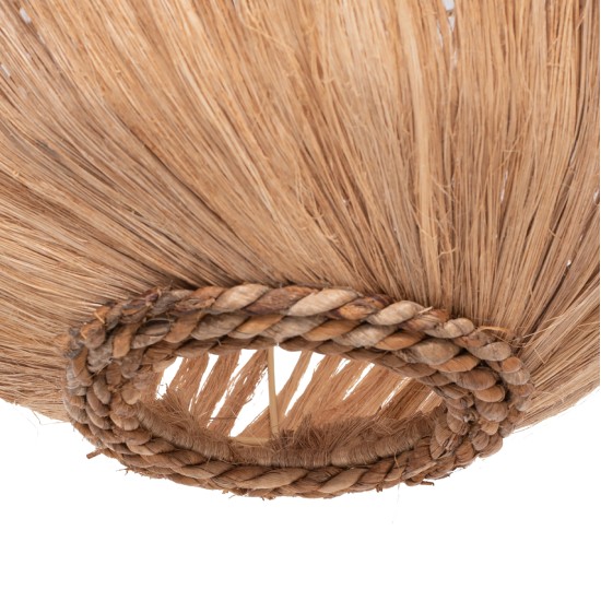 ΦΩΤΙΣΤΙΚΟ ΟΡΟΦΗΣ ΣΦΑΙΡΙΚΟ ΑΠΟ ΙΝΕΣ ΑΜΠΑΚΑ ΣΕ ΦΥΣΙΚΟ ΧΡΩΜΑ HM7769 Φ45x45-80Yεκ.