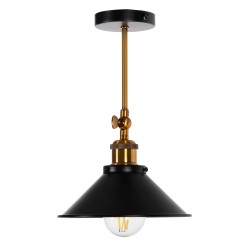 ΦΩΤΙΣΤΙΚΟ ΟΡΟΦΗΣ/ΤΟΙΧΟΥ HM4121 ΜΕΤΑΛΛΙΚΟ ΣΕ ΜΑΥΡΟ-ΧΡΥΣΟ Φ21x31Υεκ.