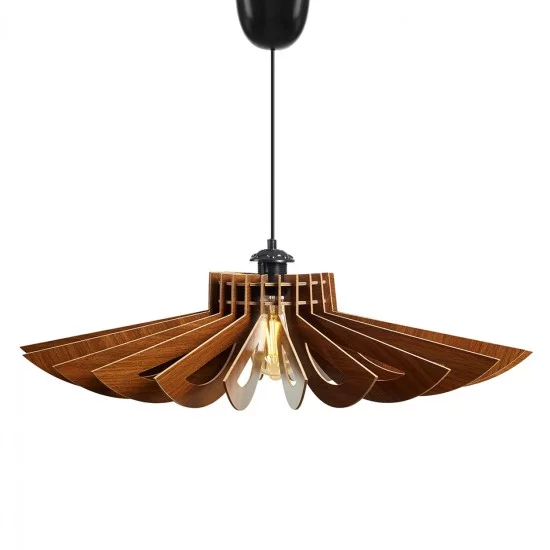 ΦΩΤΙΣΤΙΚΟ ΟΡΟΦΗΣ ΚΡΕΜΑΣΤΟ HM7350.01 MDF ΚΑΡΥΔΙ Φ54x65Υεκ.