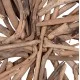 ΦΩΤΙΖΟΜΕΝΟ ΔΙΑΚΟΣΜΗΤΙΚΟ ΤΟΙΧΟΥ DREAMER HM4422 DRIFTWOOD ΜΕ ΤΑΙΝΙΑ LED Φ90x7(πάχος)εκ