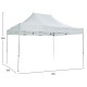 GAZEBO ΕΠΑΓΓΕΛΜΑΤΙΚΟ ΒΑΡΕΩΣ ΤΥΠΟΥ CRESSEN HM6306 ΠΤΥΣΣΟΜΕΝΟ ΑΛΟΥΜΙΝΙΟΥ 3x4,5x3,4Y GAZEBO ΕΠΑΓΓΕΛΜΑΤΙΚΟ ΒΑΡΕΩΣ ΤΥΠΟΥ CRESSEN HM6306 ΠΤΥΣΣΟΜΕΝΟ ΑΛΟΥΜΙΝΙΟΥ 3x4,5x3,4Y